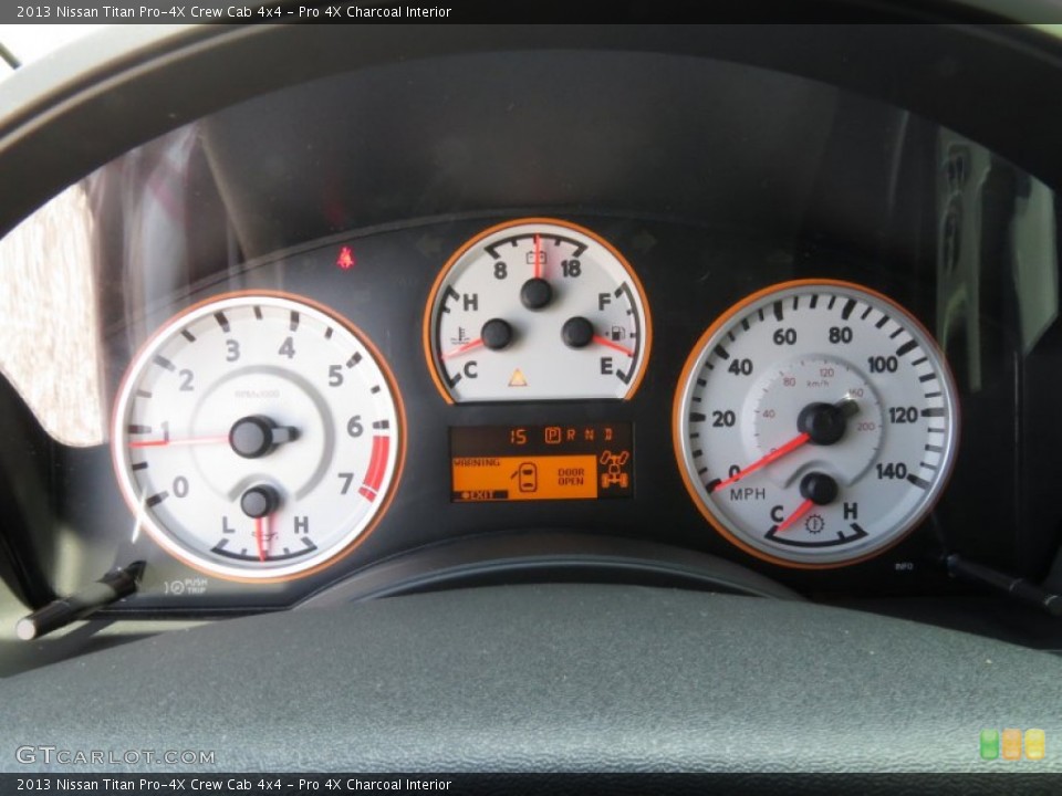 Pro 4X Charcoal Interior Gauges for the 2013 Nissan Titan Pro-4X Crew Cab 4x4 #83220497