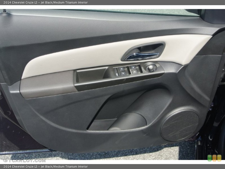 Jet Black/Medium Titanium Interior Door Panel for the 2014 Chevrolet Cruze LS #83220734