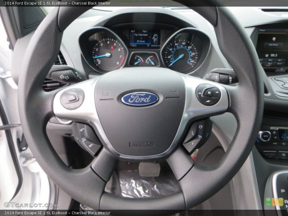 Charcoal Black Interior Steering Wheel for the 2014 Ford Escape SE 1.6L EcoBoost #83221163