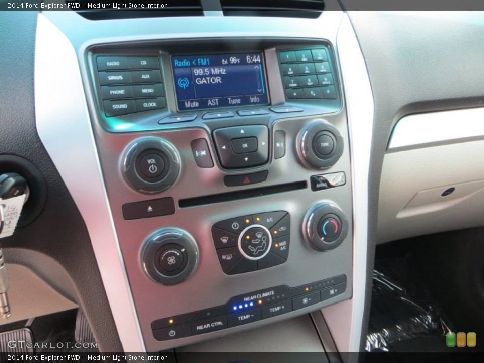 Medium Light Stone Interior Controls for the 2014 Ford Explorer FWD #83221971