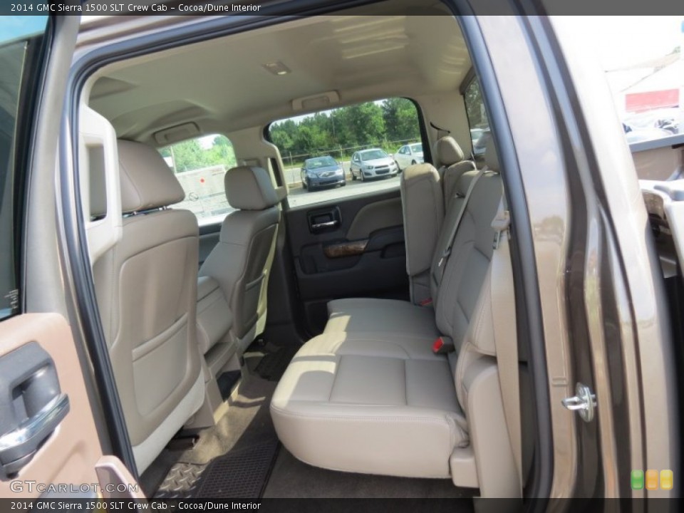 Cocoa/Dune Interior Rear Seat for the 2014 GMC Sierra 1500 SLT Crew Cab #83222015