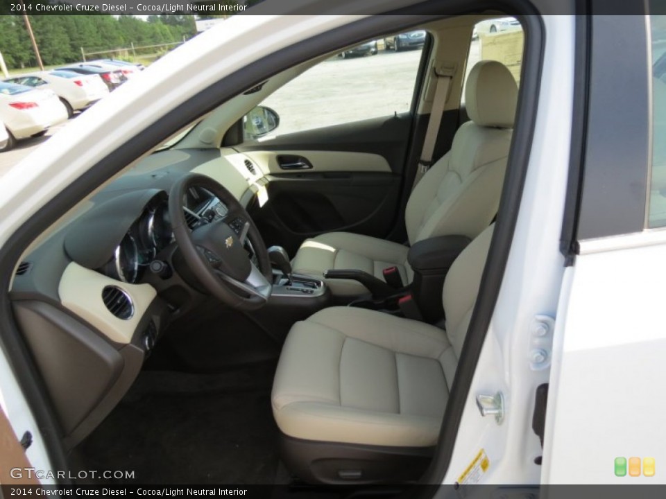 Cocoa/Light Neutral Interior Photo for the 2014 Chevrolet Cruze Diesel #83223388