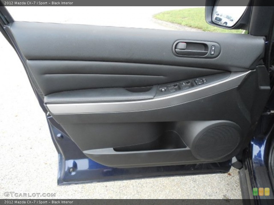 Black Interior Door Panel for the 2012 Mazda CX-7 i Sport #83224976