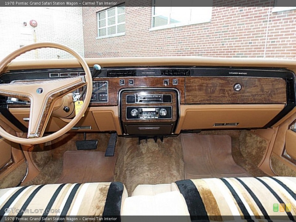 Carmel Tan Interior Dashboard for the 1978 Pontiac Grand Safari Station Wagon #83225628