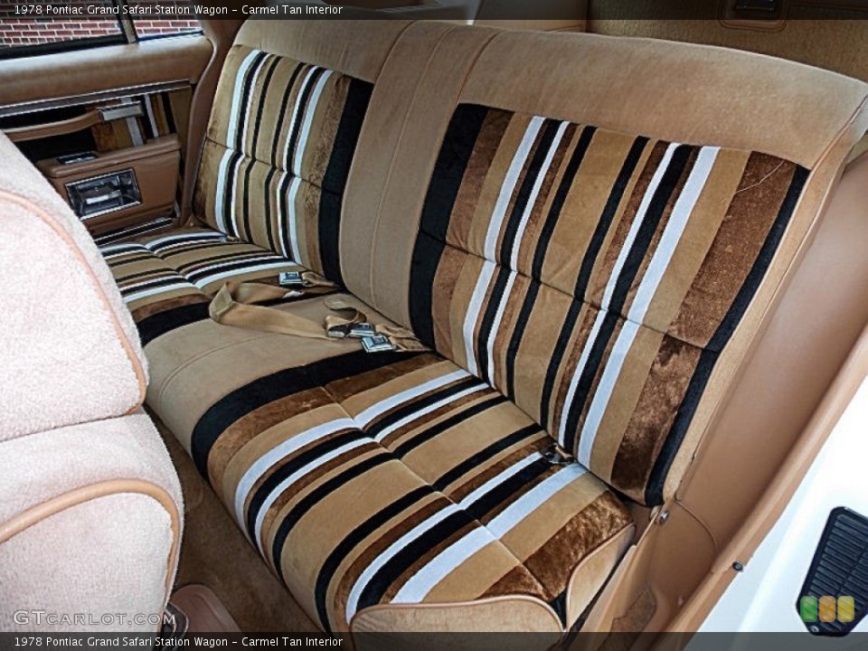 Carmel Tan Interior Rear Seat for the 1978 Pontiac Grand Safari Station Wagon #83225744