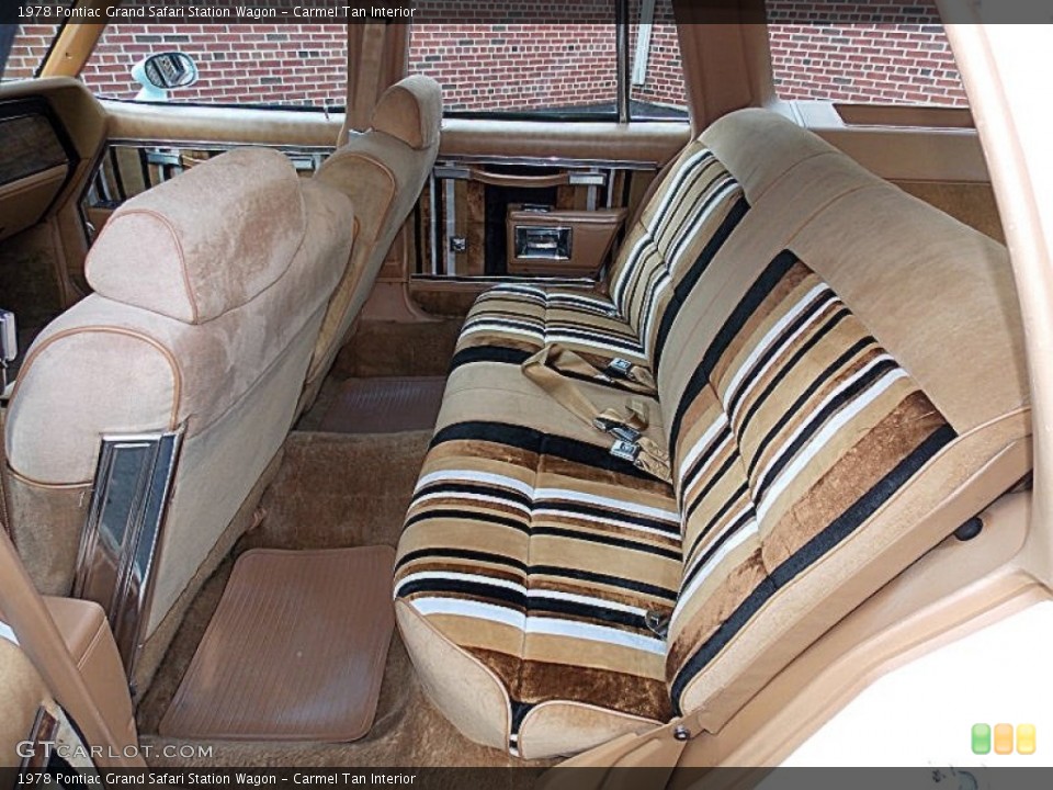 Carmel Tan Interior Front Seat for the 1978 Pontiac Grand Safari Station Wagon #83225783