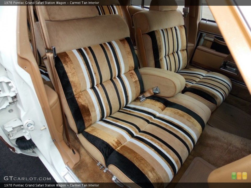 Carmel Tan Interior Front Seat for the 1978 Pontiac Grand Safari Station Wagon #83225912