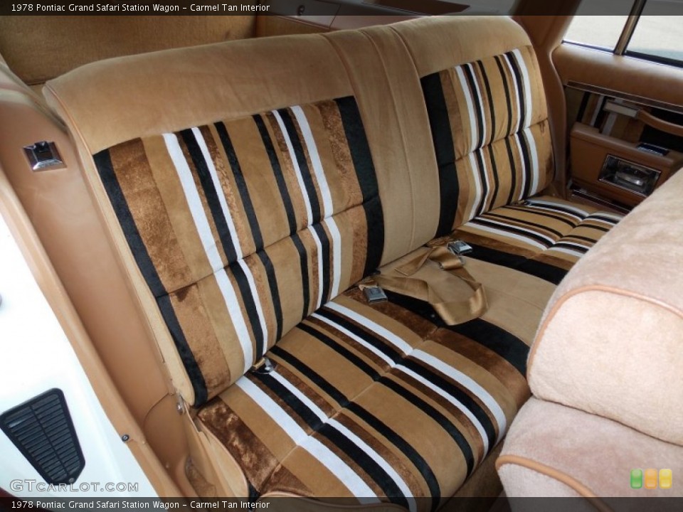 Carmel Tan Interior Rear Seat for the 1978 Pontiac Grand Safari Station Wagon #83226050