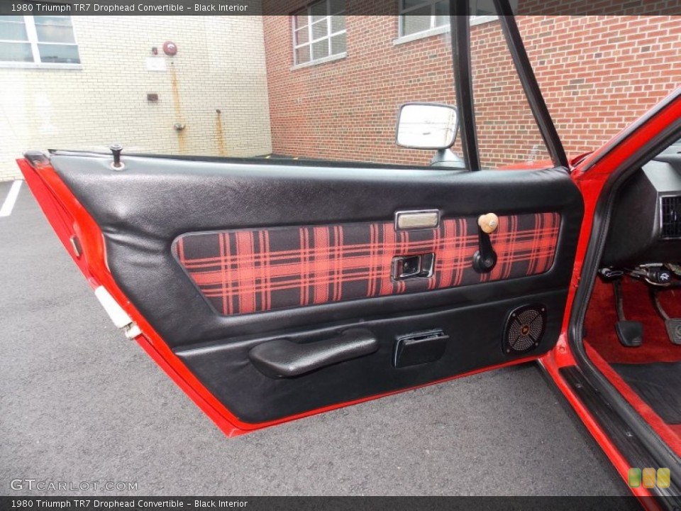Black Interior Door Panel for the 1980 Triumph TR7 Drophead Convertible #83227190
