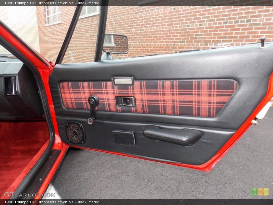 Black Interior Door Panel for the 1980 Triumph TR7 Drophead Convertible #83227514