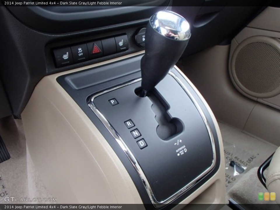 Dark Slate Gray/Light Pebble Interior Transmission for the 2014 Jeep Patriot Limited 4x4 #83228426