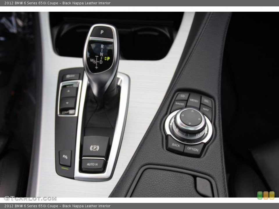 Black Nappa Leather Interior Transmission for the 2012 BMW 6 Series 650i Coupe #83230558