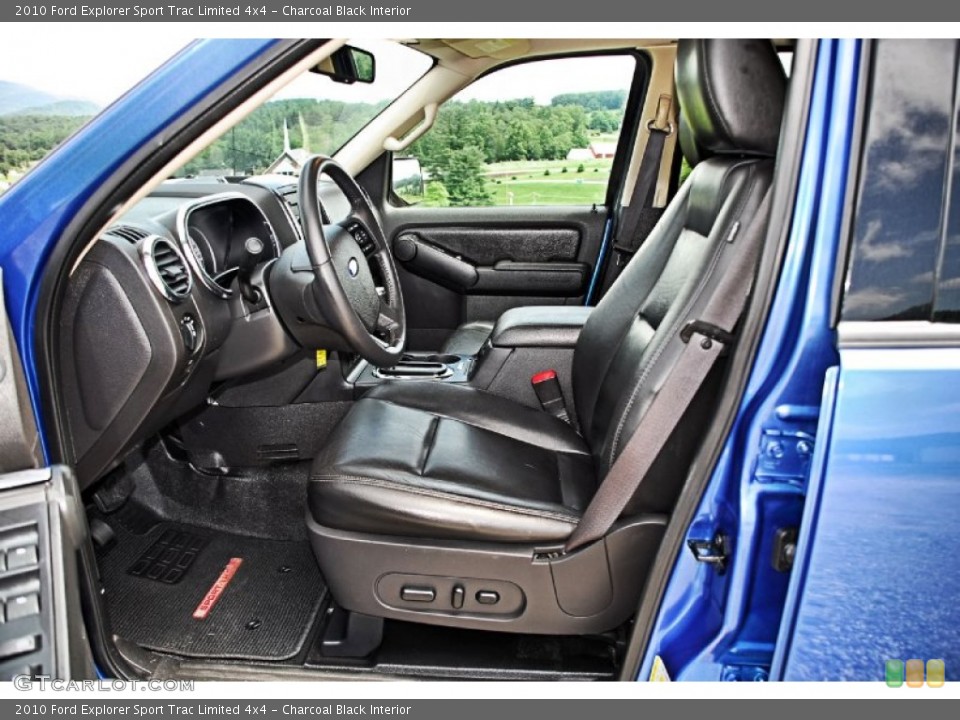 Charcoal Black Interior Front Seat for the 2010 Ford Explorer Sport Trac Limited 4x4 #83231054