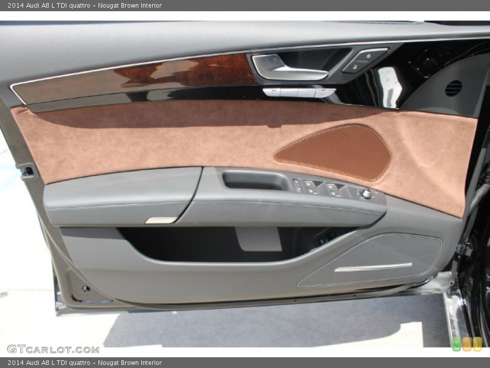 Nougat Brown Interior Door Panel for the 2014 Audi A8 L TDI quattro #83231526