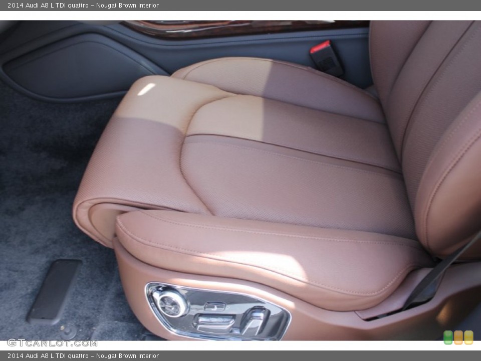 Nougat Brown Interior Front Seat for the 2014 Audi A8 L TDI quattro #83231570