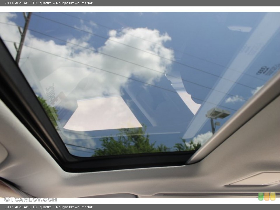Nougat Brown Interior Sunroof for the 2014 Audi A8 L TDI quattro #83231672