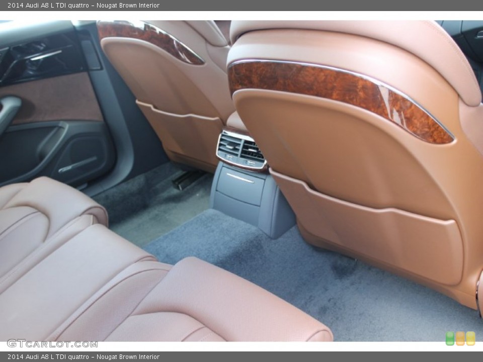 Nougat Brown Interior Rear Seat for the 2014 Audi A8 L TDI quattro #83232077