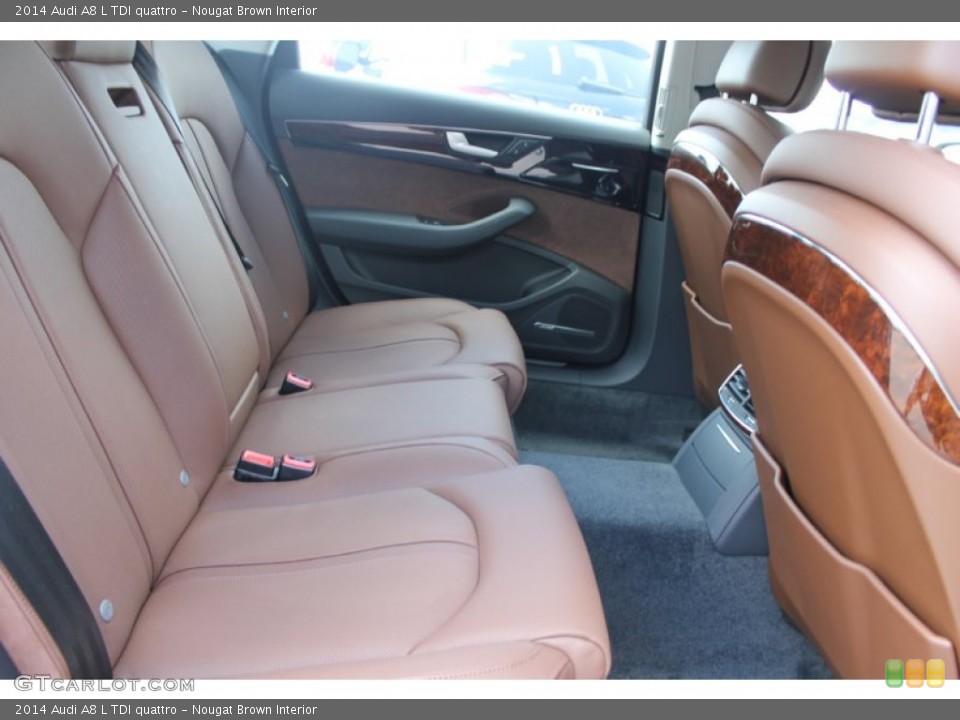 Nougat Brown Interior Rear Seat for the 2014 Audi A8 L TDI quattro #83232098