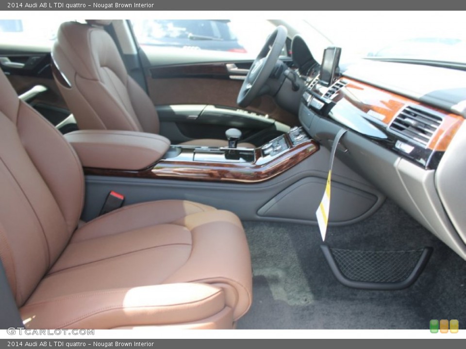 Nougat Brown Interior Photo for the 2014 Audi A8 L TDI quattro #83232207