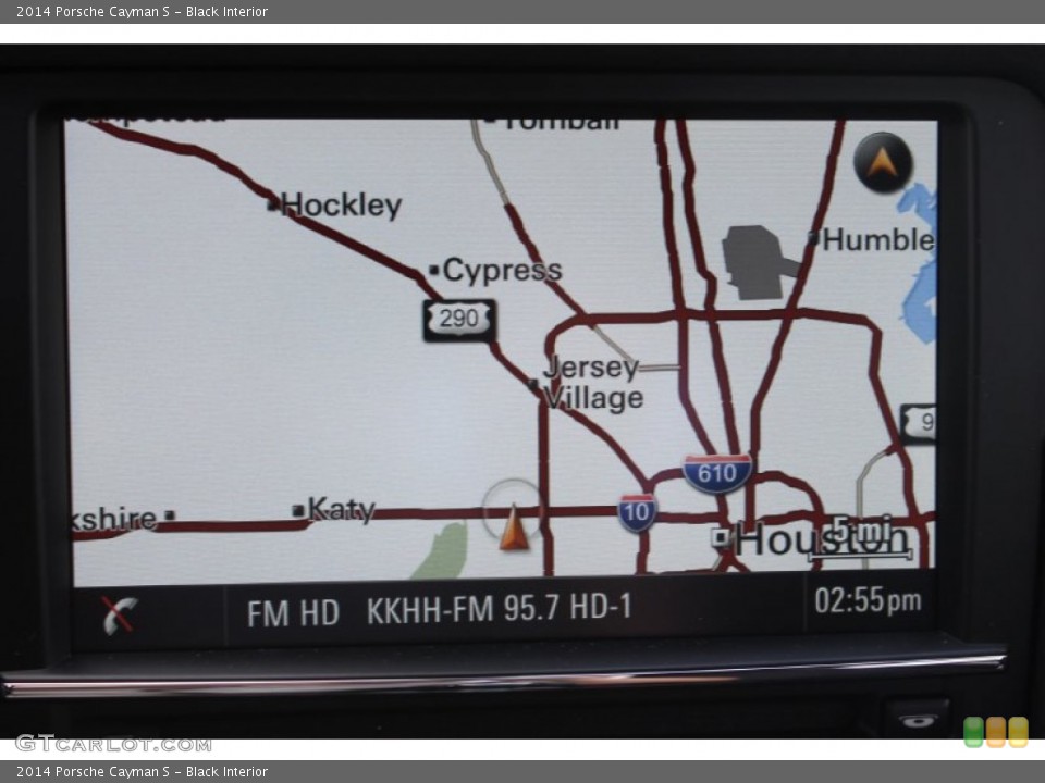Black Interior Navigation for the 2014 Porsche Cayman S #83232701