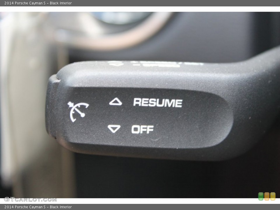 Black Interior Controls for the 2014 Porsche Cayman S #83232881