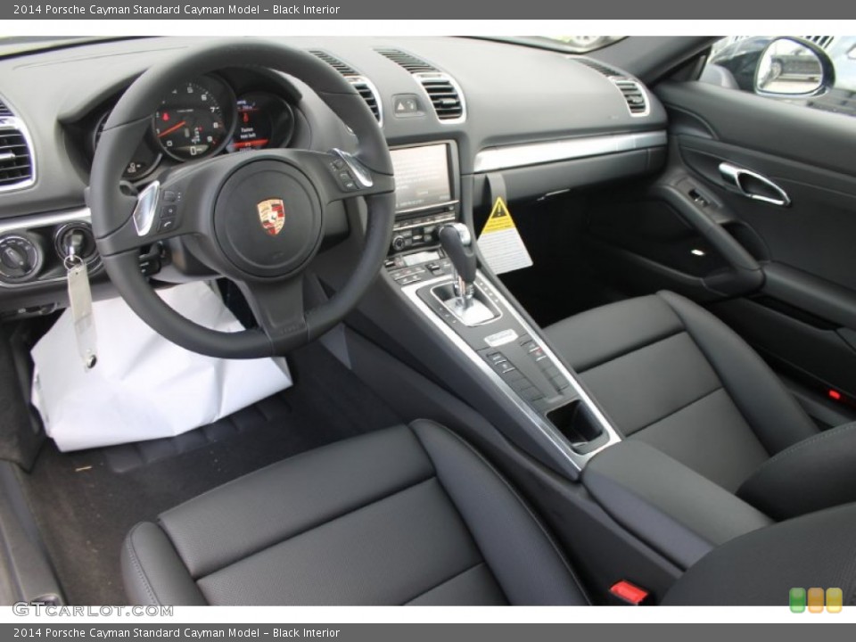 Black Interior Photo for the 2014 Porsche Cayman  #83233314