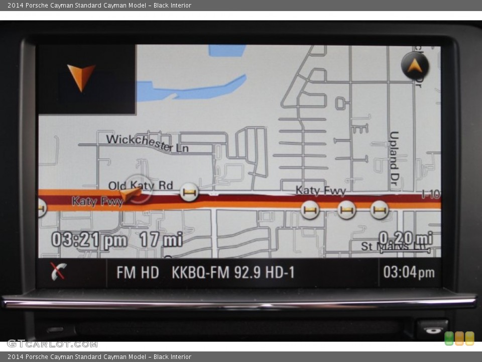 Black Interior Navigation for the 2014 Porsche Cayman  #83233440