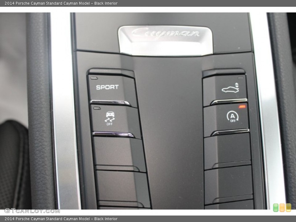 Black Interior Controls for the 2014 Porsche Cayman  #83233505