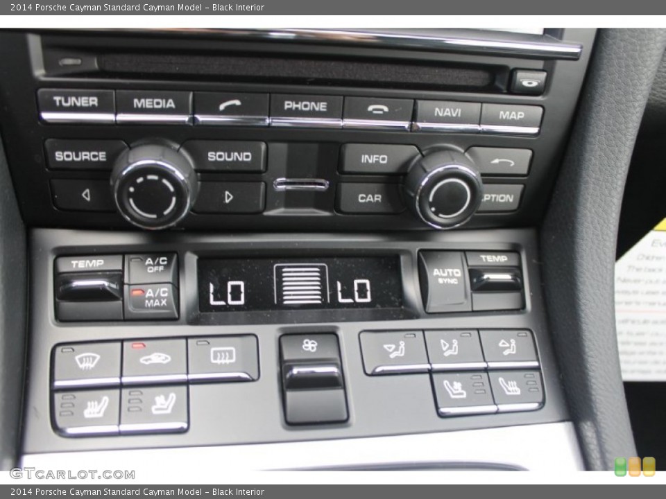 Black Interior Controls for the 2014 Porsche Cayman  #83233529