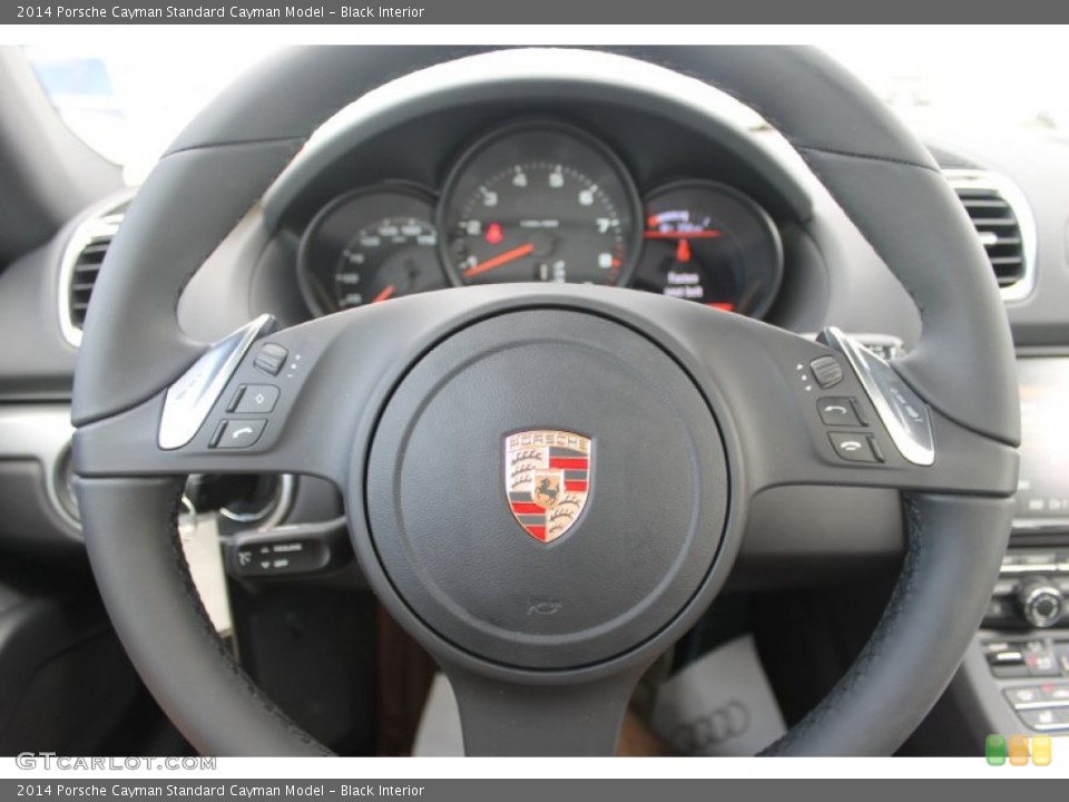 Black Interior Steering Wheel for the 2014 Porsche Cayman  #83233546