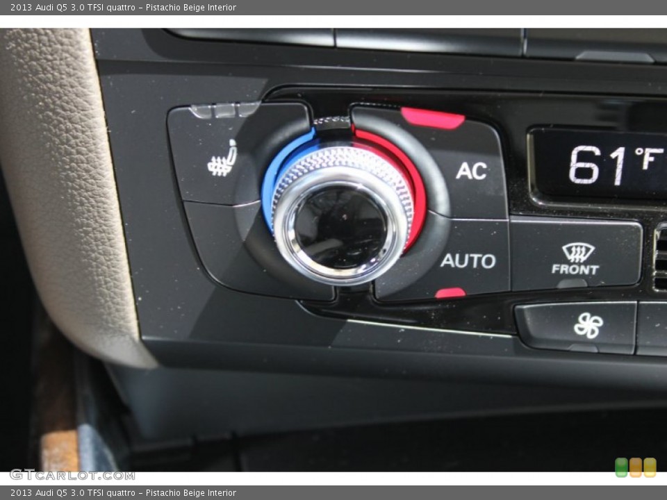 Pistachio Beige Interior Controls for the 2013 Audi Q5 3.0 TFSI quattro #83239652