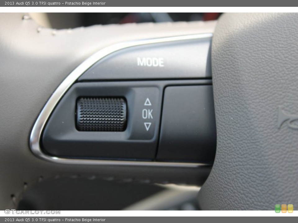 Pistachio Beige Interior Controls for the 2013 Audi Q5 3.0 TFSI quattro #83239742
