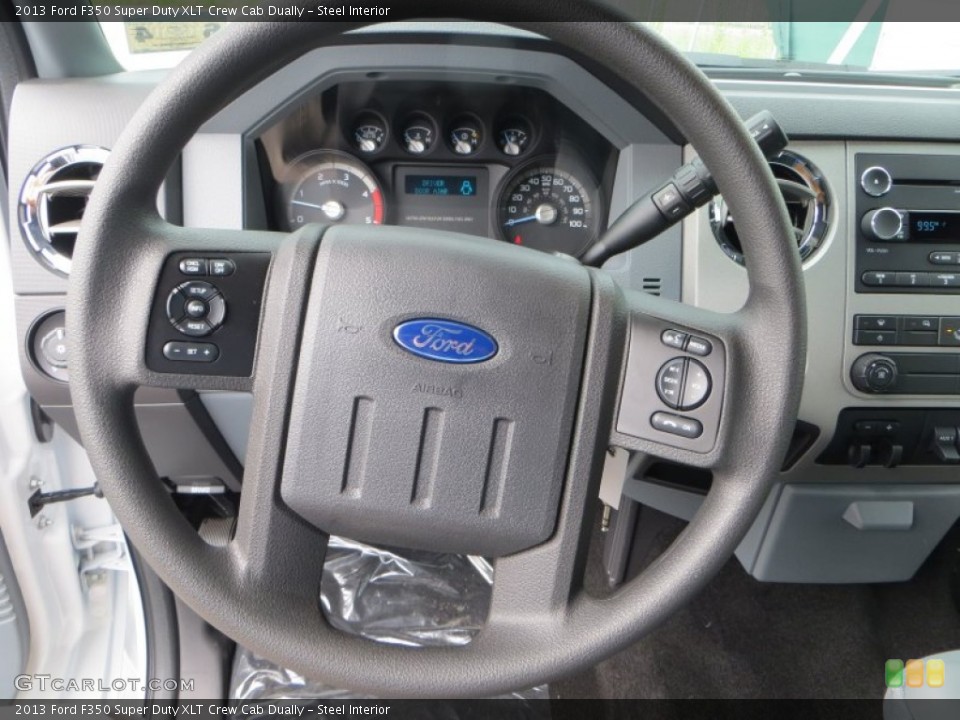 Steel Interior Steering Wheel for the 2013 Ford F350 Super Duty XLT Crew Cab Dually #83239930