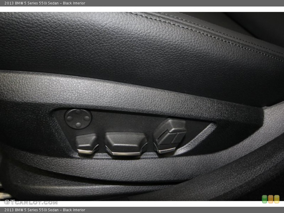 Black Interior Controls for the 2013 BMW 5 Series 550i Sedan #83240182