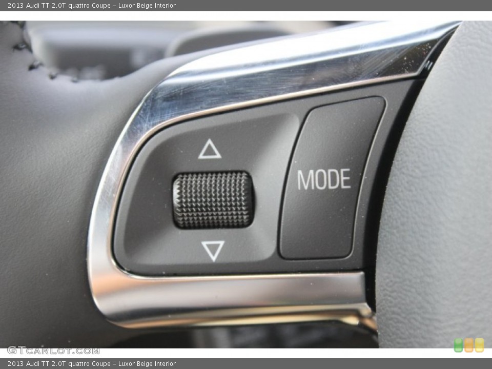 Luxor Beige Interior Controls for the 2013 Audi TT 2.0T quattro Coupe #83240534