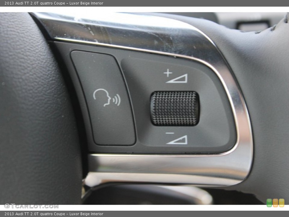Luxor Beige Interior Controls for the 2013 Audi TT 2.0T quattro Coupe #83240559