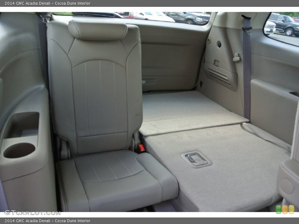 Cocoa Dune Interior Rear Seat for the 2014 GMC Acadia Denali #83240585