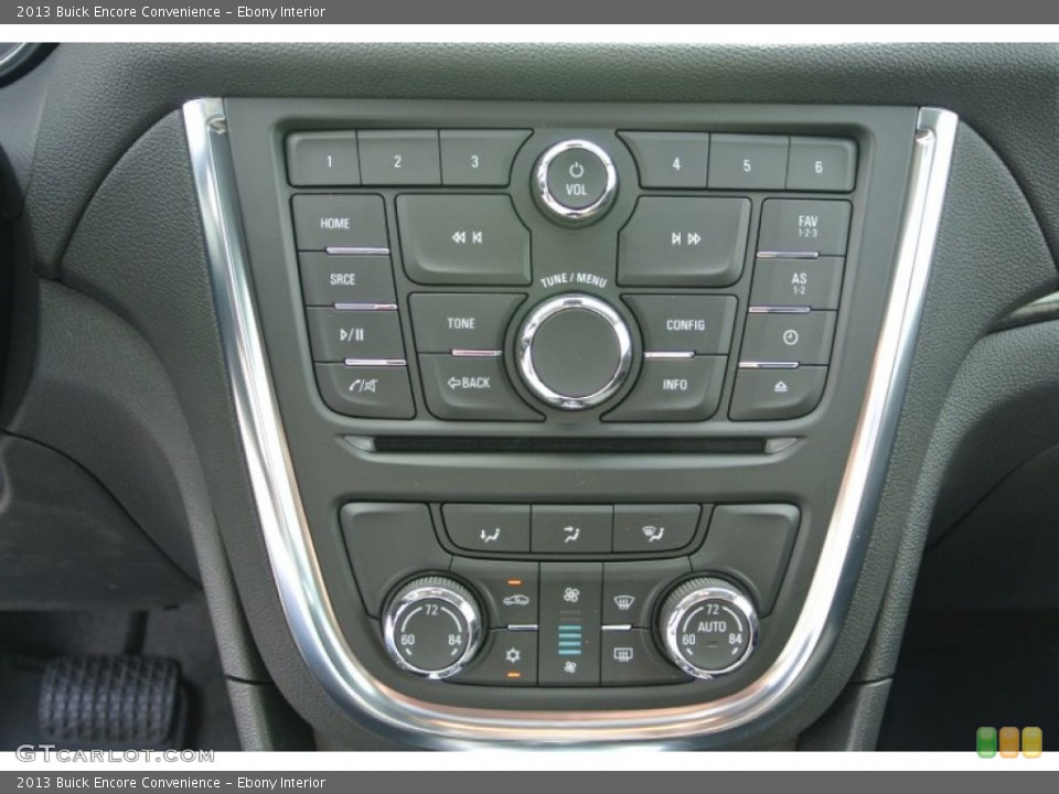 Ebony Interior Controls for the 2013 Buick Encore Convenience #83242103
