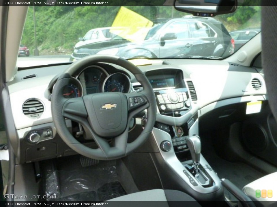 Jet Black/Medium Titanium Interior Dashboard for the 2014 Chevrolet Cruze LS #83242601