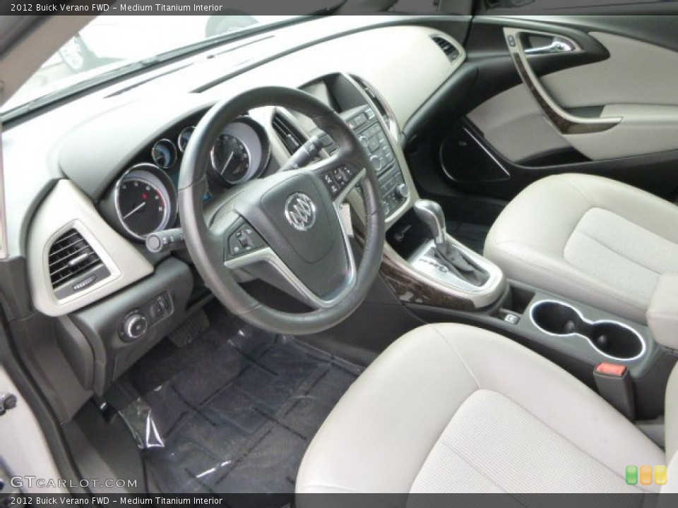 Medium Titanium 2012 Buick Verano Interiors
