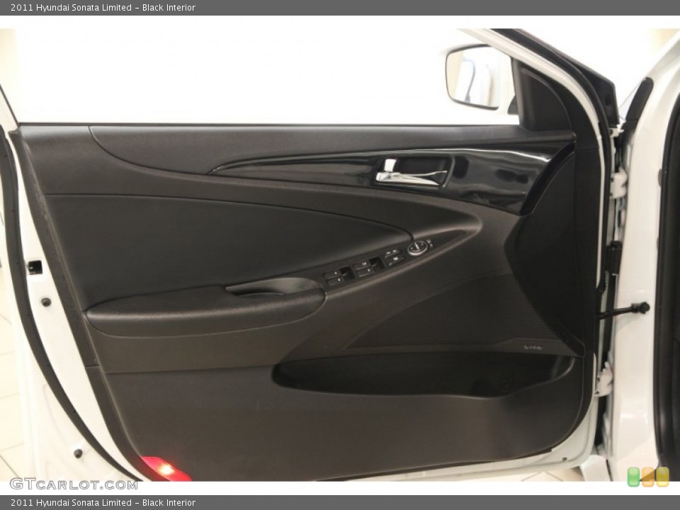 Black Interior Door Panel for the 2011 Hyundai Sonata Limited #83247002