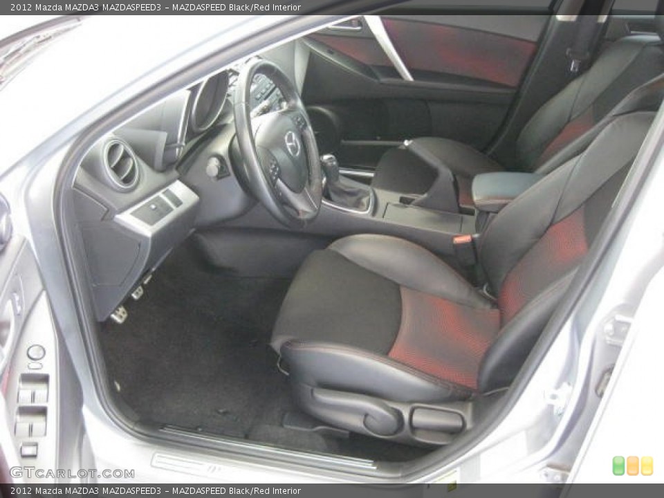 MAZDASPEED Black/Red Interior Photo for the 2012 Mazda MAZDA3 MAZDASPEED3 #83251028