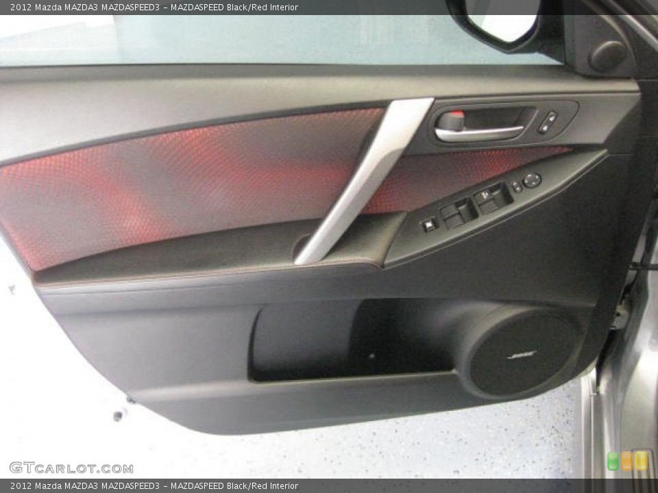 MAZDASPEED Black/Red Interior Door Panel for the 2012 Mazda MAZDA3 MAZDASPEED3 #83251070