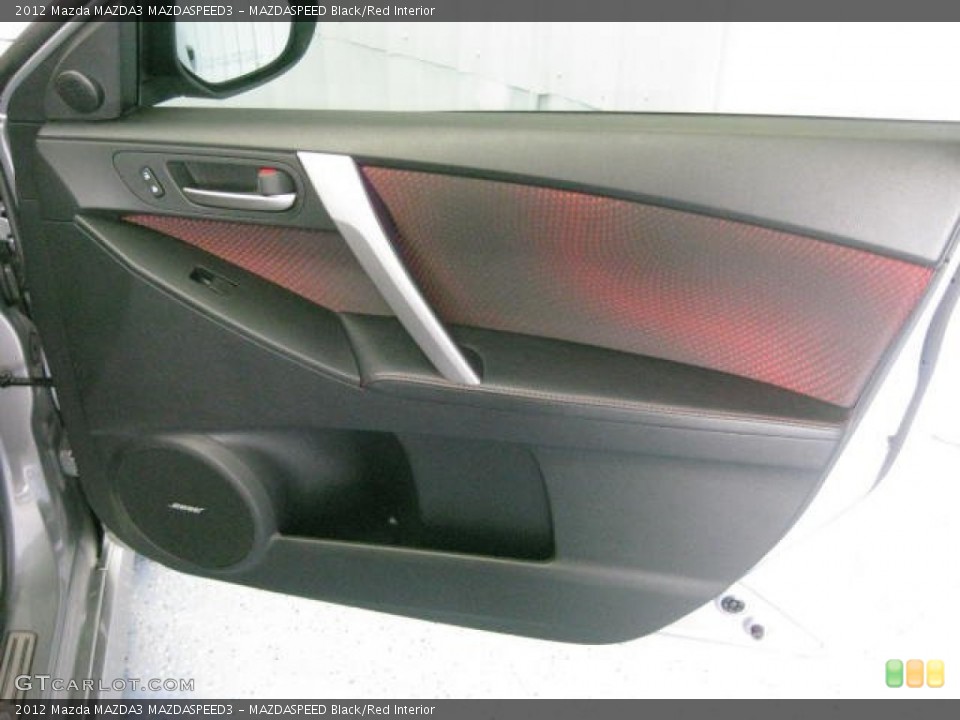 MAZDASPEED Black/Red Interior Door Panel for the 2012 Mazda MAZDA3 MAZDASPEED3 #83251190