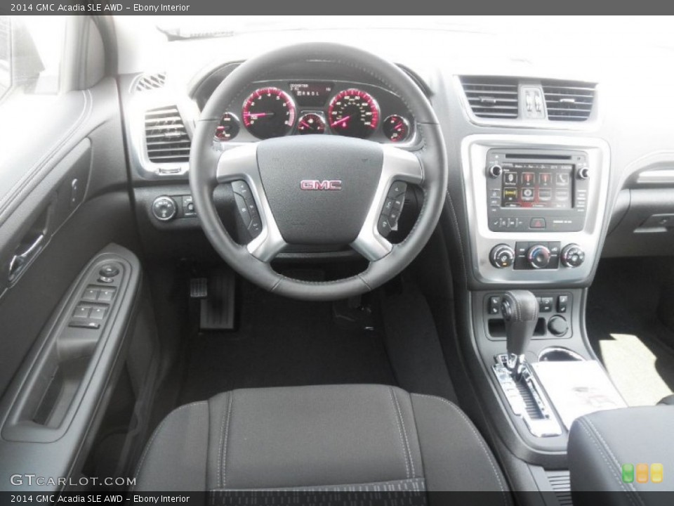 Ebony Interior Dashboard for the 2014 GMC Acadia SLE AWD #83254787