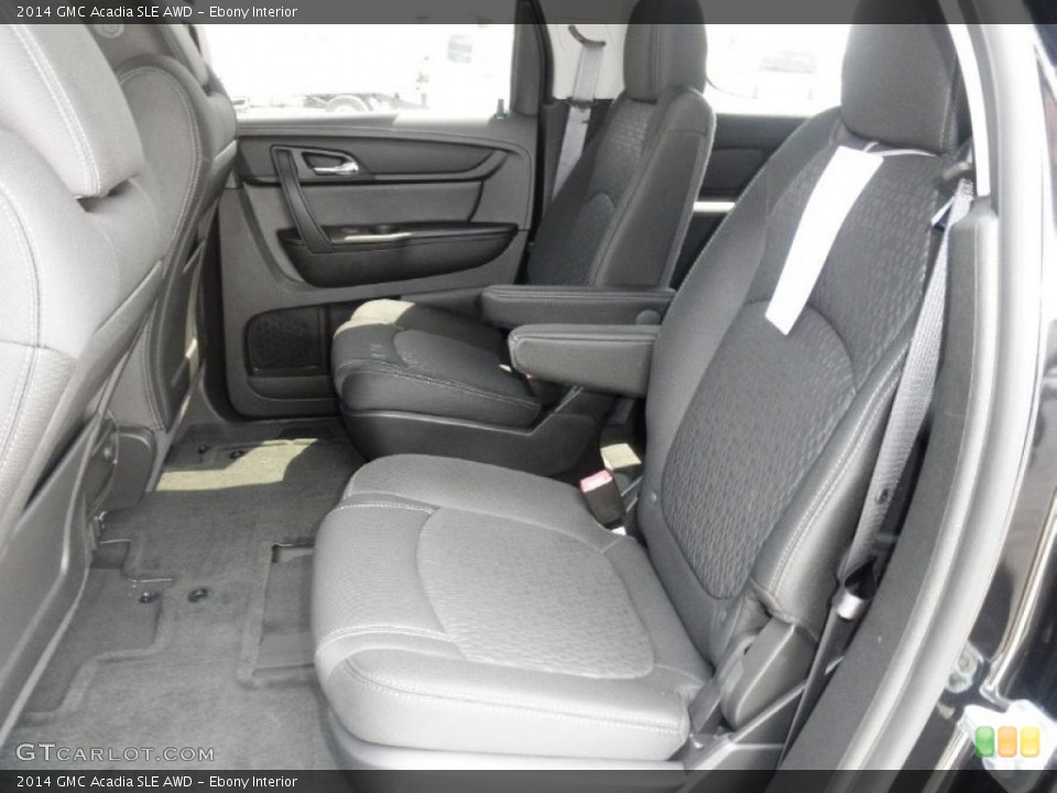 Ebony Interior Rear Seat for the 2014 GMC Acadia SLE AWD #83254830