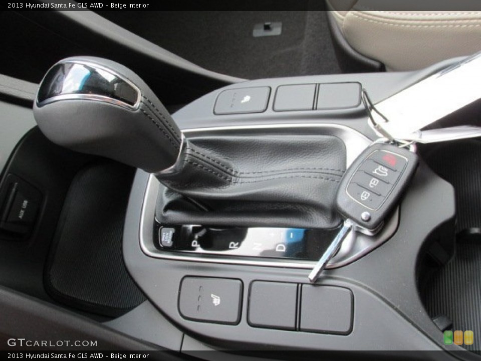 Beige Interior Transmission for the 2013 Hyundai Santa Fe GLS AWD #83255033