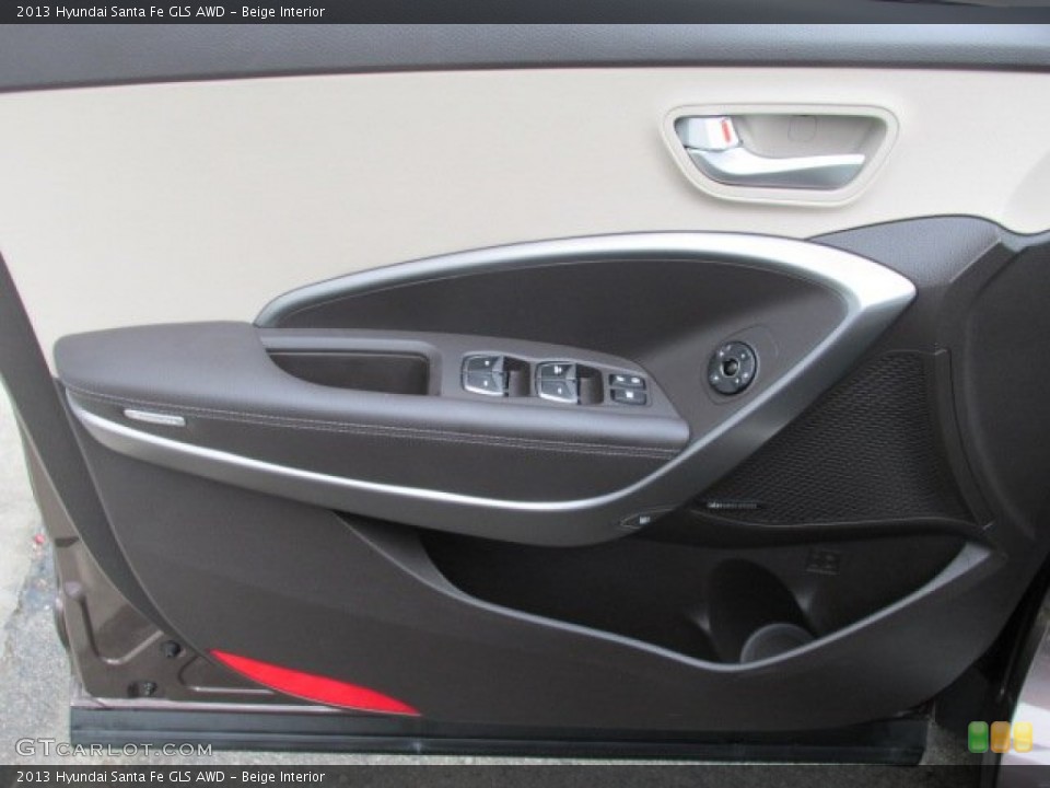 Beige Interior Door Panel for the 2013 Hyundai Santa Fe GLS AWD #83255049