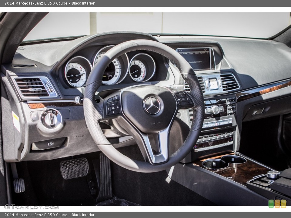 Black Interior Dashboard for the 2014 Mercedes-Benz E 350 Coupe #83256323