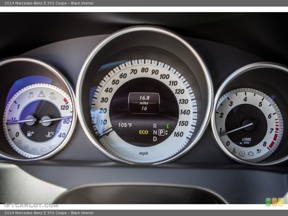 Black Interior Gauges for the 2014 Mercedes-Benz E 350 Coupe #83256345